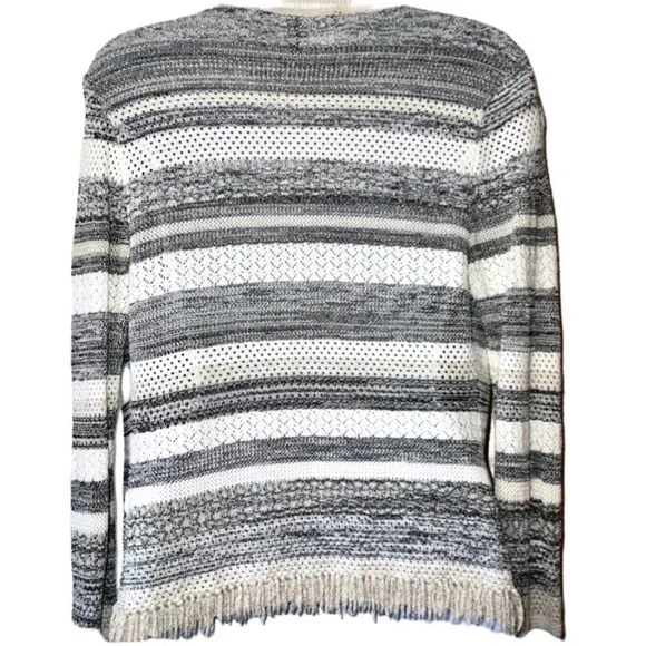 WHITE HOUSE BLACK MARKET Loose Knit Lightweight Cardigan Sweater - Picture 4 of 7